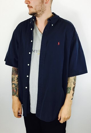 RALPH LAUREN SHORT FLEECE SHIRT
