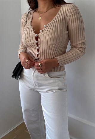 THE MARGOT CARDIGAN BEIGE