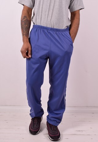 CHAMPION MENS VINTAGE TRACKSUIT TROUSERS W36 L32 PURPLE 90S
