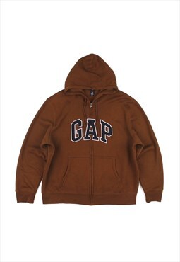 Gap Brown Zip Up Hoodie