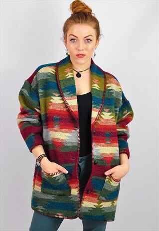 VINTAGE NAVAJO WOOL JACKET