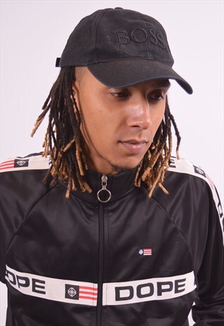 VINTAGE HUGO BOSS CAP BLACK