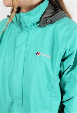 Vintage Berghaus Jacket in Blue with Spell Out Logo