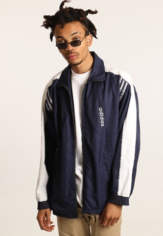 VINTAGE ADIDAS EMBROIDERED LIGHTWEIGHT FESTIVAL JACKET