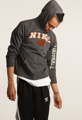 VINTAGE NIKE PRINTED SPELLOUT HOODIE