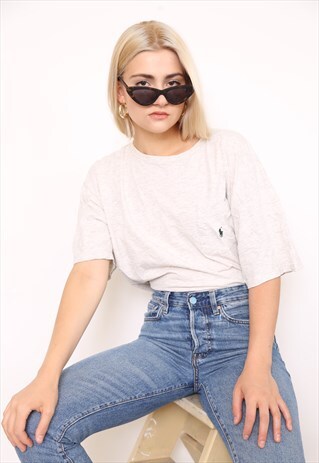 VINTAGE 90S RALPH LAUREN SPECKLED TOP T-SHIRT
