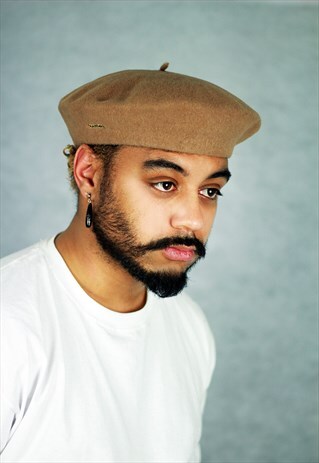 VINTAGE KANGOL WOOL BEIGE BERET