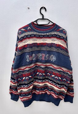 Vintage sweater shop Coogi knit style jumper large 