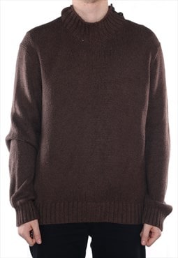 Ralph Lauren - Brown Button Up Jumper - XXLarge