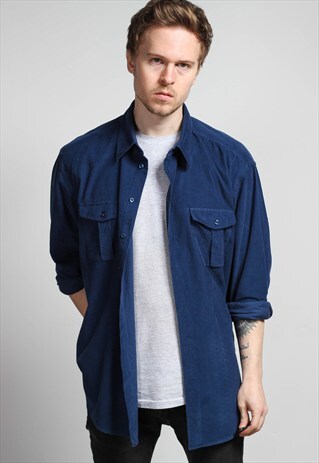VINTAGE OVERSIZED CORDUROY SHIRT