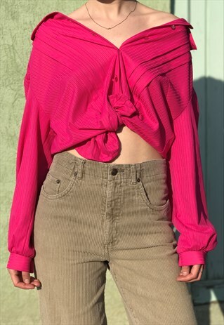 80S ELECTRIC PINK SHIRT