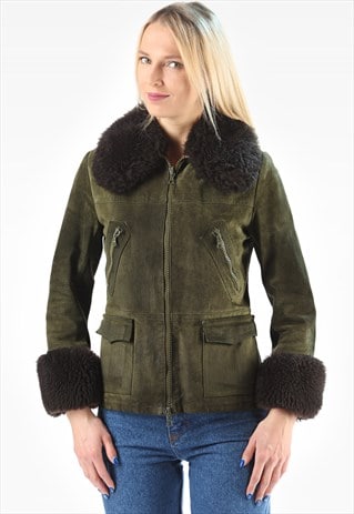 SHEARLING JACKET COAT FLIGHT JACKET