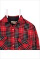 VINTAGE 90'S TRAILS END SHIRT LUMBERJACK CHECK BUTTON UP