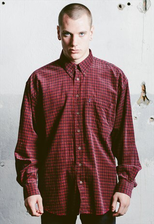 VINTAGE PATTERNED CORDUROY SHIRT