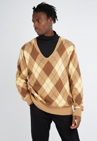 VINTAGE RALPH LAUREN V-NECK JUMPER