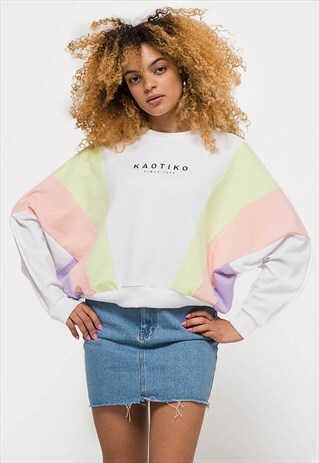 "SHERLYN" SWEATSHIRT IN WHITE