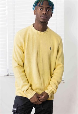 VINTAGE RALPH LAUREN SWEATER JUMPER LOGO 90S M 20.4