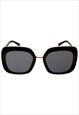 BUTTERFLY SUNGLASSES IN CLASSIS BLACK WITH SMOKE GREY LENS