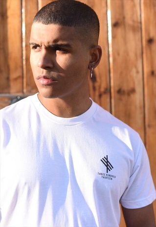 SYMBOLIC LOGO ARABIC TEE - WHITE