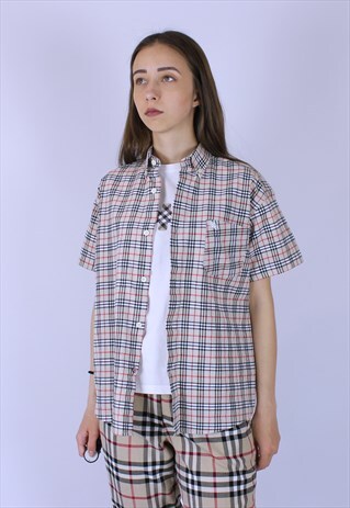 BURBERRY VINTAGE SHIRT WOMEN RARE