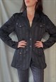 90S VINTAGE VERSACE JEANS COUTURE QUILTED STRIPED JACKET S