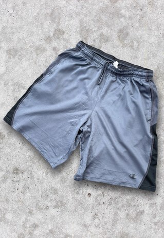VINTAGE CHAMPION SHORTS SPORTS GREY LARGE