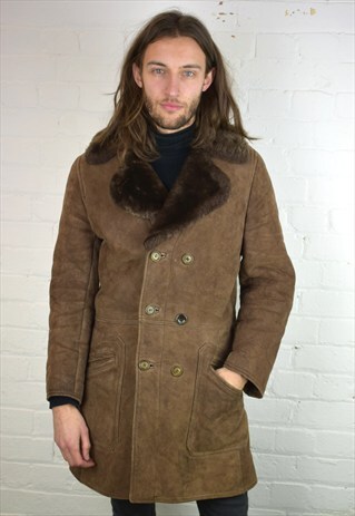 VINTAGE 90'S SHEARLING COAT