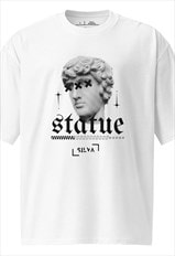 Oversized heavyweight t-shirt (STATUE)