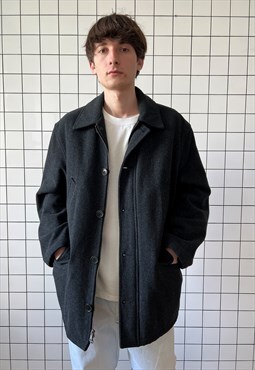 Vintage POLO RALPH LAUREN Jacket Coat Grey 