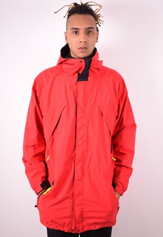 MARLBORO MENS VINTAGE JACKET XL RED 90S