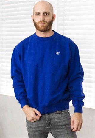 VINTAGE CHAMPION SWEATSHIRT LOGO 90S M 15.4