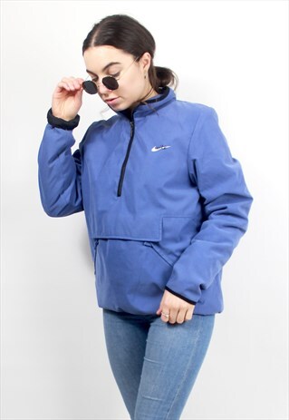 90'S RETRO BLUE/PURPLE PULLOVER JACKET