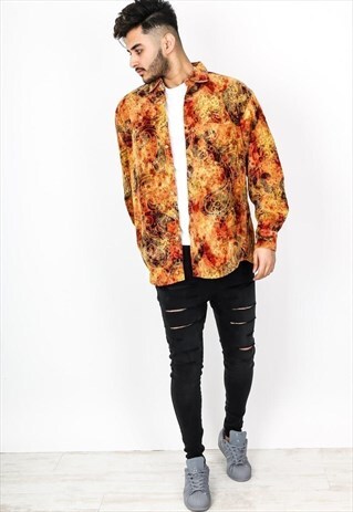 VINTAGE AZTEC PATTERN SHIRT