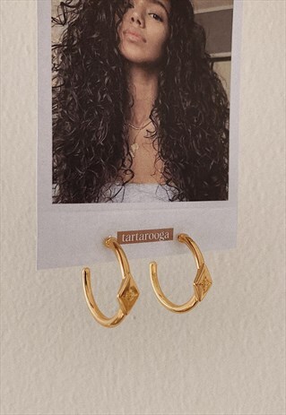 CHERITA HOOPS IN GOLD