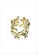 GOLD FLOWER RING ADJUSTABLE