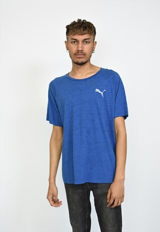 VINTAGE BLUE PUMA T-SHIRT