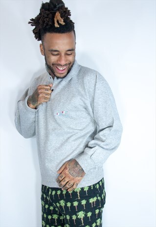 VINTAGE CHAMPION BUTTON SWEATER
