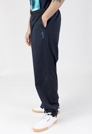 VINTAGE 90'S DIADORA BLACK TRACKSUIT BOTTOMS