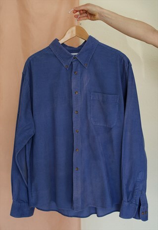 BLUE CORD SHIRT