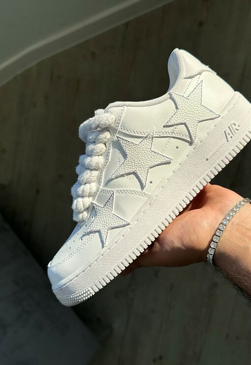 air force 1 white with stars