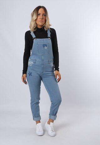 DUNGAREES BLUE JEANS VINTAGE DENIM 90'S (BJ2F)