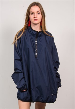 NIKE 90'S PULLOVER WINDBREAKER QUARTER ZIP JACKET