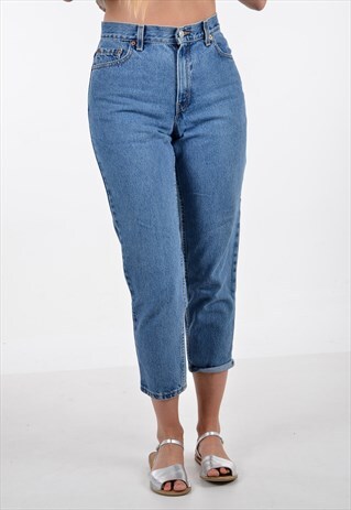 LEVI'S 550 HIGH WAISTED DENIM JEANS 28/28