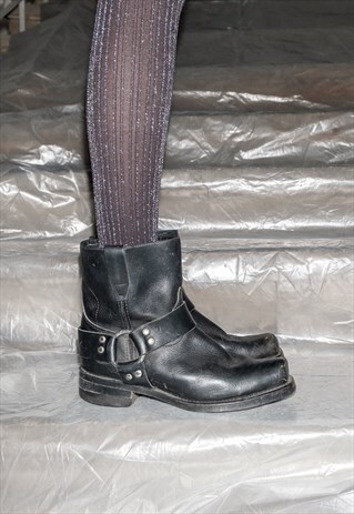 VINTAGE COWBOY BIKER BOOTS