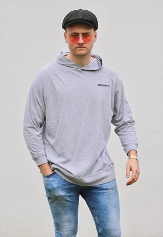 REEBOK 90S LIGHTWEIGHT HOODED SWEATSHIRT
