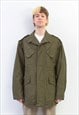 Dutch Army 1987 Field Jacket Men L Surplus Military M65 Coat