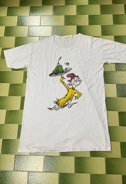 Vintage 1994 Dr Seuss Green Eggs and Ham Longline T-Shirt