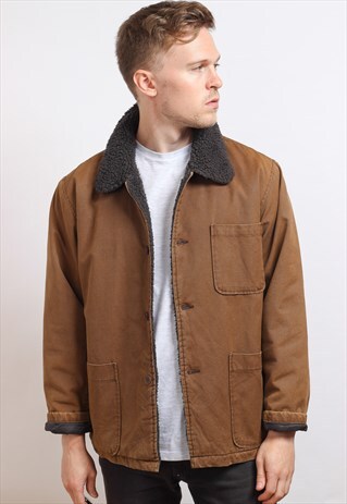 VINTAGE FLEECE LINED JACKET