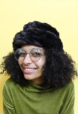 SILVER CLEAR LENS OCTAGON SHAPE CHIC GEEK GLASSES