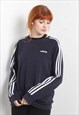 VINTAGE ADIDAS OVERSIZE SWEATSHIRT BLUE